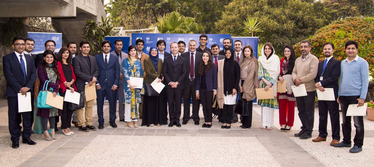Welcoming back some of this year's 81 Chevening scholars from their studies in the UK. Our biggest number ever. Congratulations to all.