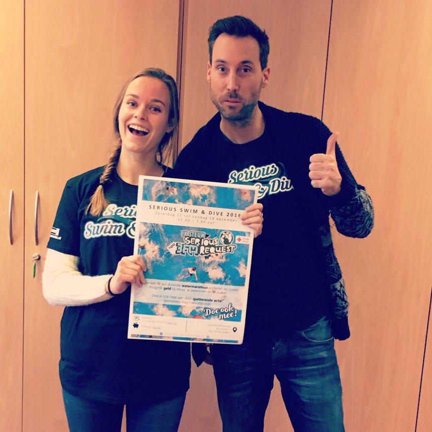 Ons Serious Swim &amp; Dive team on the go! Heb jij je al ingeschreven?!
