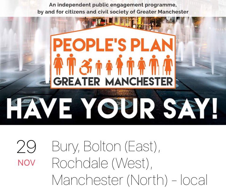 PeoplesPlanGM's tweet photo. /!\*EVENT ALERT*/!\
#PeoplesPlanGM
when: 29 Nov 6pm
what: Bury, Bolton, Rochdale, Mcr
where: Bury BL9 0LY
details: https://t.co/1CujvtBpOg https://t.co/PnmP1RQyCm