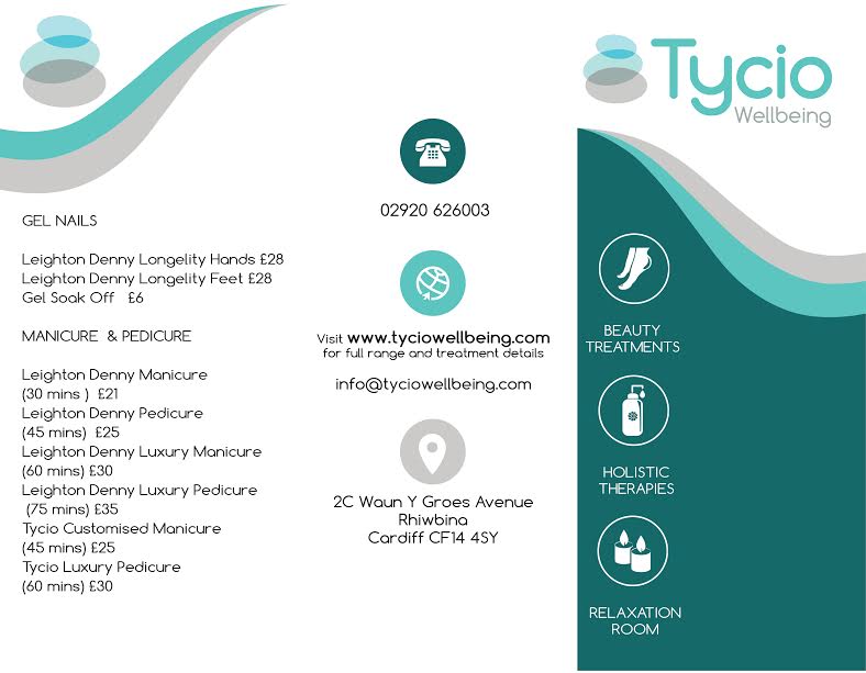 TycioWellbeing's tweet image. Brand new treatment list for new salon/spa opening in Rhiwbina Sat Dec 3rd. Celebrate with us - Prosecco, Gifts, Mini Treatments and more...