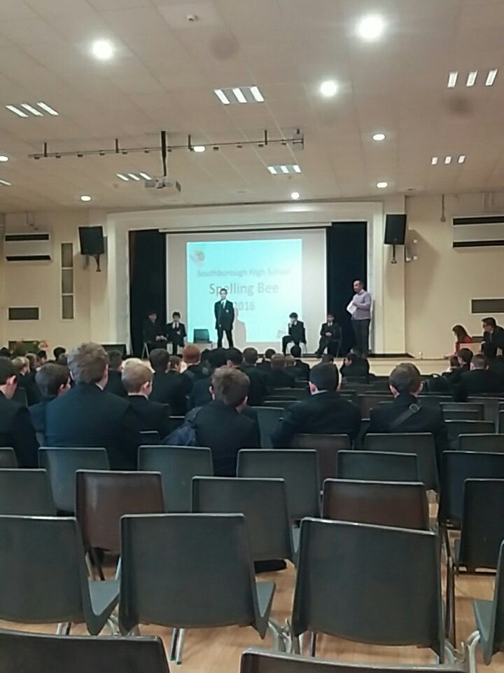 SHS_ICT's tweet photo. Southborough Spelling Bee has started. Well done to all. https://t.co/88WAA8FakD