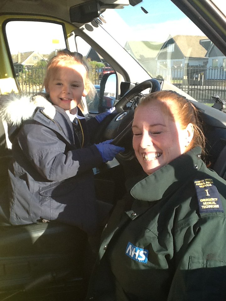 LarkholmeSchool's tweet photo. @NWAmbulance thank you for visiting #LarkholmeSchool and teaching our pupils about the great job you and the @NHS do. https://t.co/W6cfua0zjE