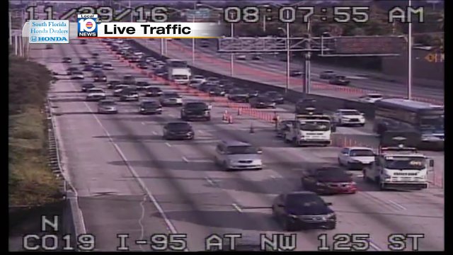 Crash on I-95 SB at NW 125th St #traffic https://t.co/P5XaWxENua