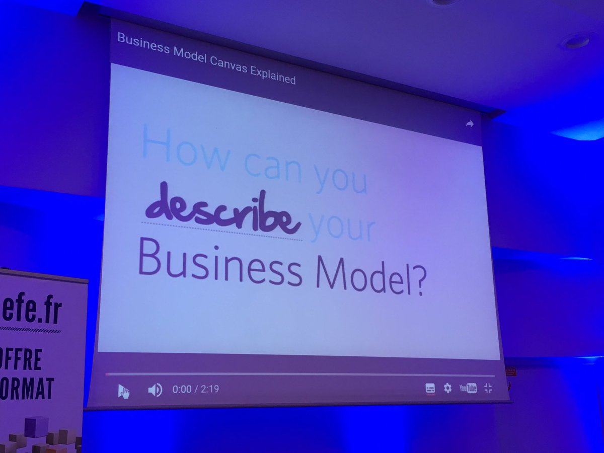 EFEmanagement's tweet photo. #HackTonPlanDeFormation Part II : comment décrire son Business Model ! Avec @ABWSDigital https://t.co/4m5p80Fhgq