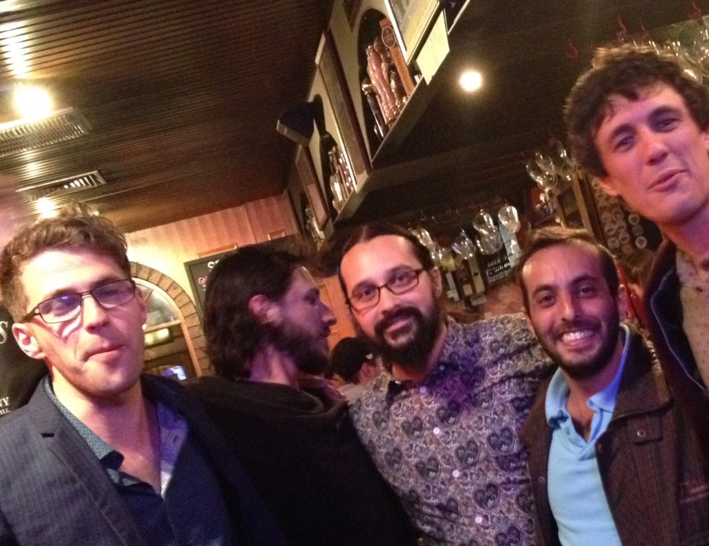 Chrisjohnmauri's tweet photo. Sociology and stick ball in a pub that played the Pixies three times in an hour. Wonderful conversation preceded these moments. #TASA2016 https://t.co/8JKHFoYQ04