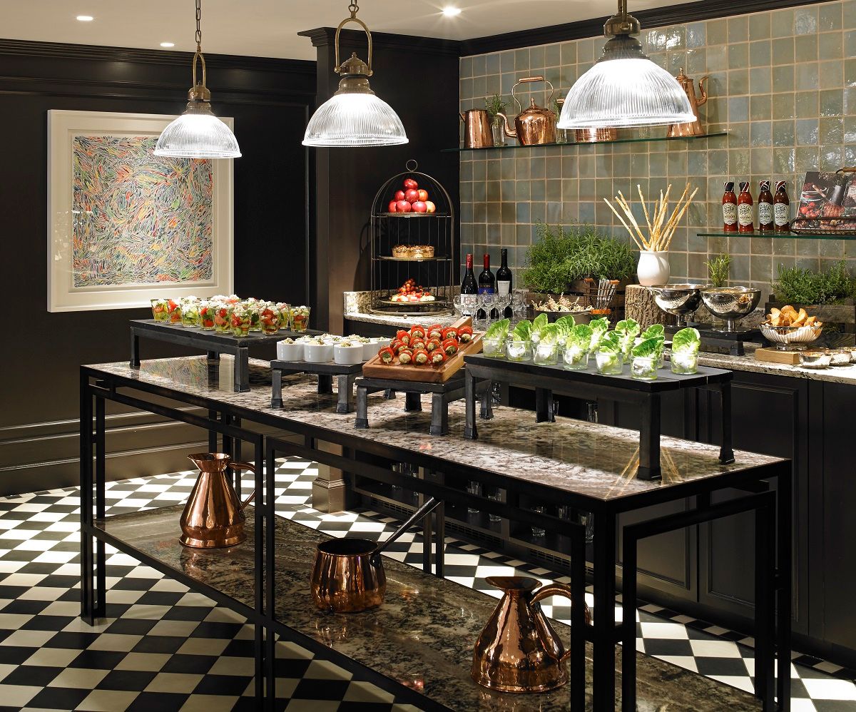 DecorusDesign's tweet photo. This counter was designed for the Marriott Hotel Park Lane, interior design by @RPWDesign. See more: https://t.co/RuP3fckzxj https://t.co/74YQnKQijR