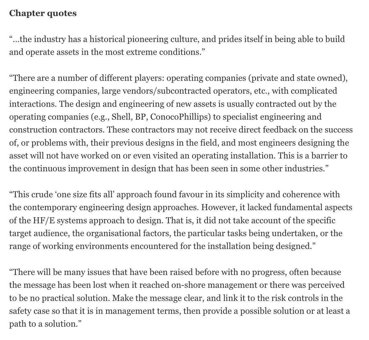 StevenShorrock's tweet photo. Here is Rob Miles and Ian Randle @IanRandleHuTech on Human Factors &amp; Ergonomics Practice in the Oil &amp; Gas Industry https://t.co/yMOJUQq6JW https://t.co/8ARSBlwdMV