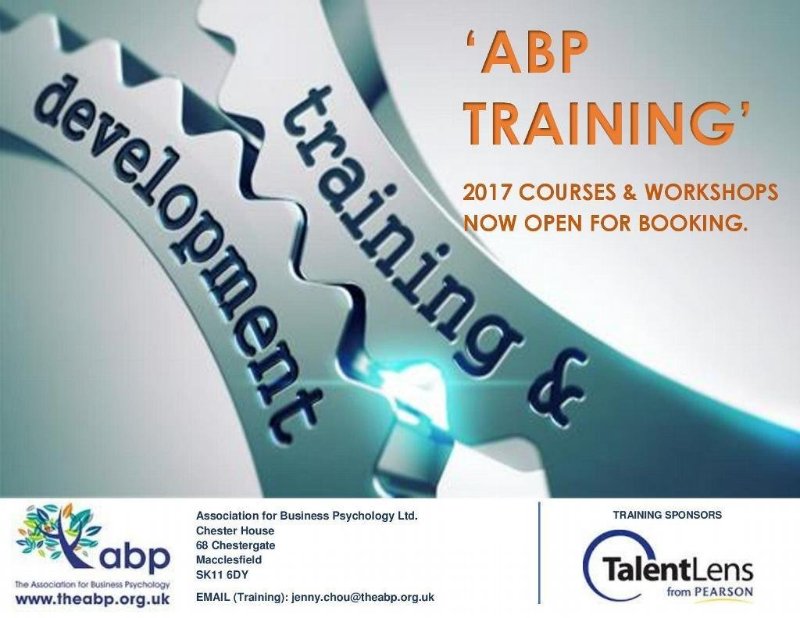 ABPsychologists's tweet photo. #ABPTraining Programme: New for 2017. More details https://t.co/f3vba1xLgu Delivering excellent content by renowned experts.  @TalentLensUK https://t.co/x4GXp0MSBN