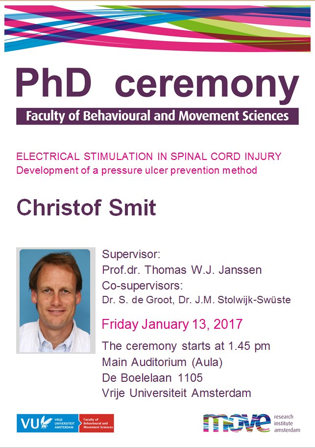 Janssen_Thomas1's tweet photo. 13-01-2017 promotie revalidatiearts Christof Smit  "Dwarslaesie, Elektrostimulatie, Doorzitplekken" @Reade_020 @VUamsterdam #friday13th https://t.co/bkVjM0uExi