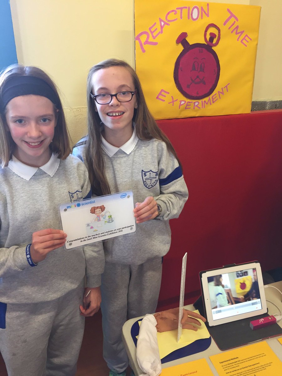 Well done to our 5th & 6th classes who participated in our #scienceexhibition with @intelireland! Congrats to the winner & runner up!