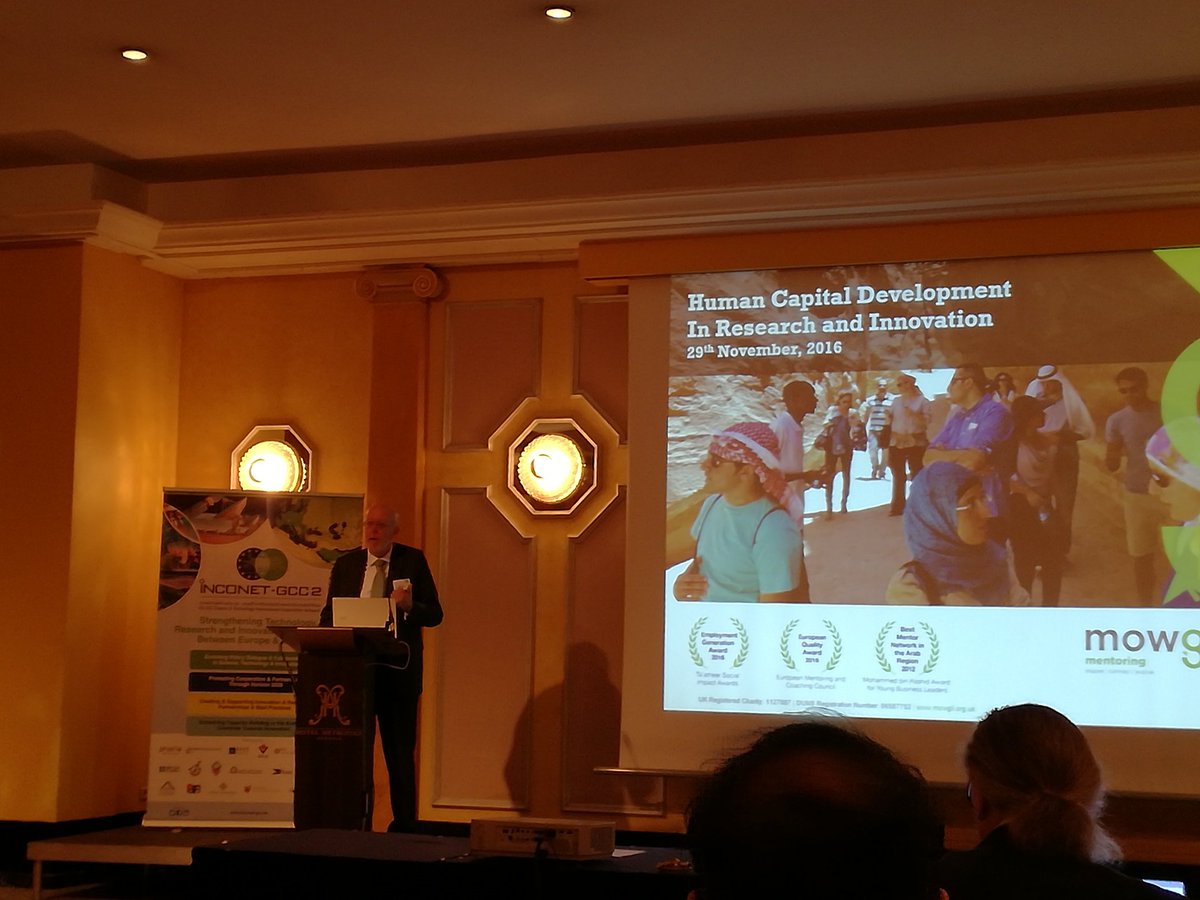 INCONETGCC2's tweet photo. R&amp;I Capacity building in the GCC countries. Panel 3, Mr Tony Bury, Mowgli foundation @INCONETGCC2 international conference https://t.co/d3ZkapE4Jp