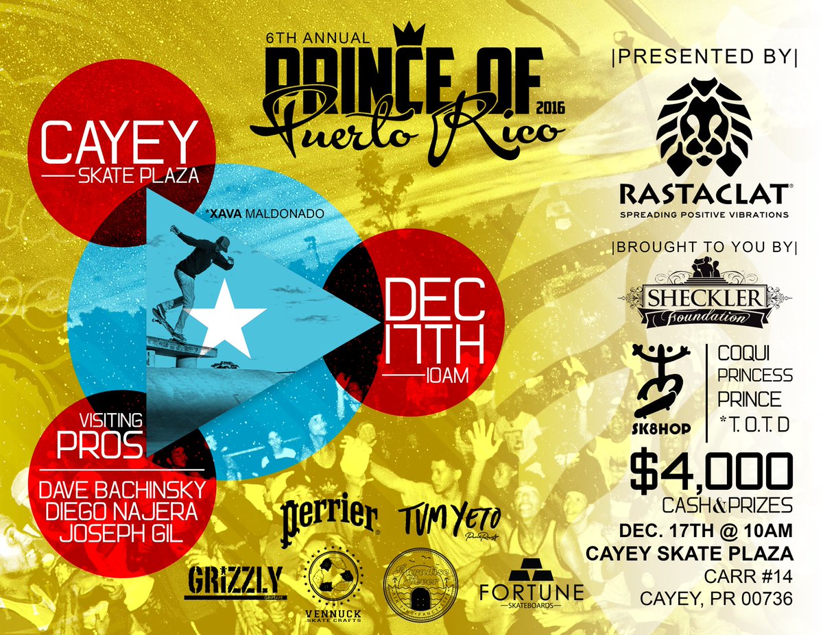 Mannyslaysall's tweet photo. 🗣 @_PrinceOfPR in CAYEY! Dec. 17th
Presented By: @Rastaclat
Brought to you By: @SheckFoundation https://t.co/oruN5tDGNO