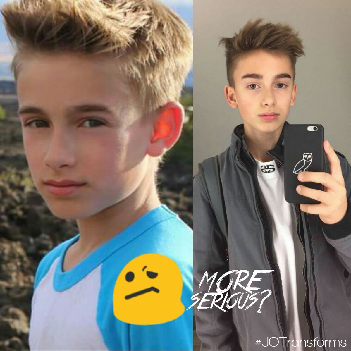 JohnnyOPH's tweet photo. When it comes to his LOOK it's still the same (especially the hair) but, more matured now π¦ Agree? #JOTransforms https://t.co/u0rB2Ph0Lq