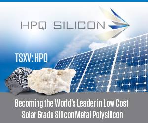 Investornewscom's tweet image. #HPQSilicon #PureVap QRR successfully produces 99.99+% #siliconmetal using 98.14% SiO2 feed bit.ly/2fHEMCL $HPQ.V