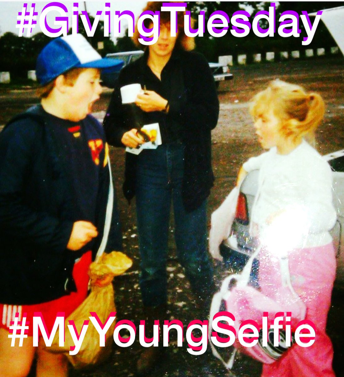 Stephwade_Glas's tweet photo. Here's #MyYoungSelfie #80sBrat #Cringe4Charity #GivingTuesday @ProjectScotland TEXT: MYSF16 to 70070 Donate £5 (£50 &amp; I'll don my trackie) https://t.co/p9oCBebtLE