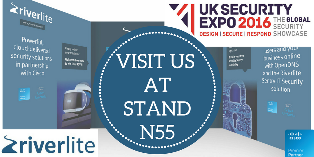 riverlite's tweet photo. Tomorrow we're at #UKSEC16. Find us & talk to @paulsparrows - he'll be running #OpenDNS demos on our stand - N55 https://t.co/RsbqH7YcSv