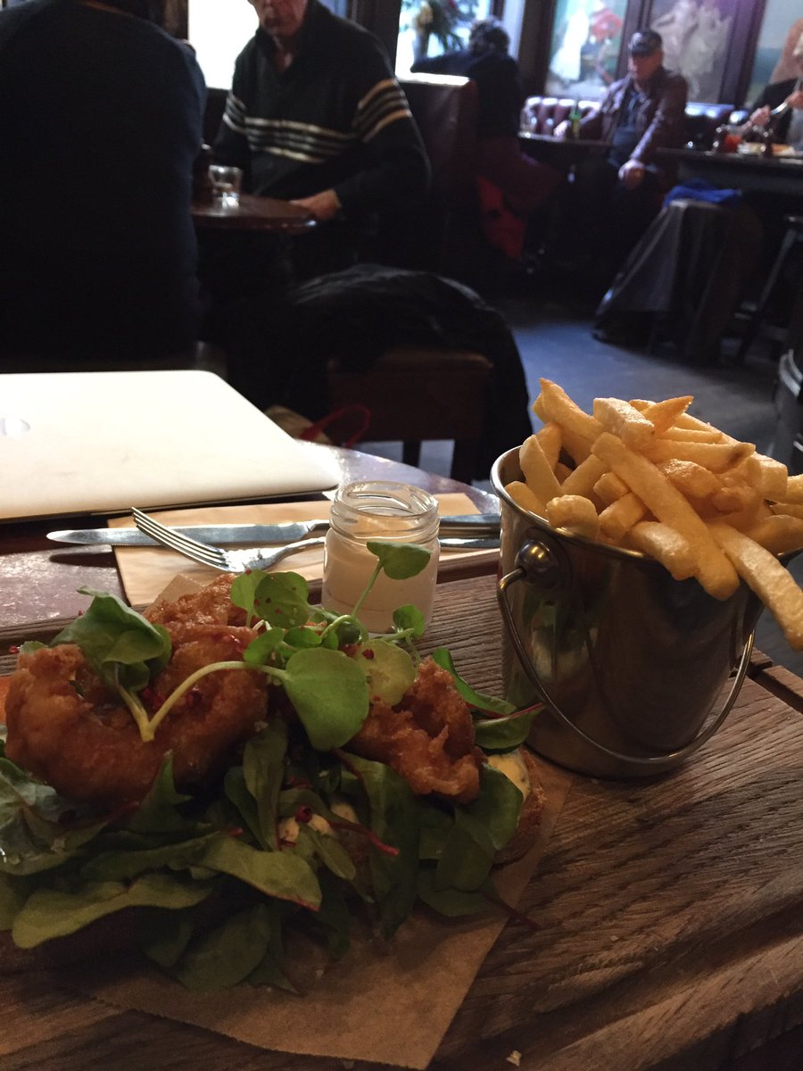 TwinHaunts's tweet photo. Many thanks @FlaskHampstead for a great lunch. One of the best fish finger #sandwiches ever! Great pub, stunning spot, friendly https://t.co/Z9l9MRmE3x