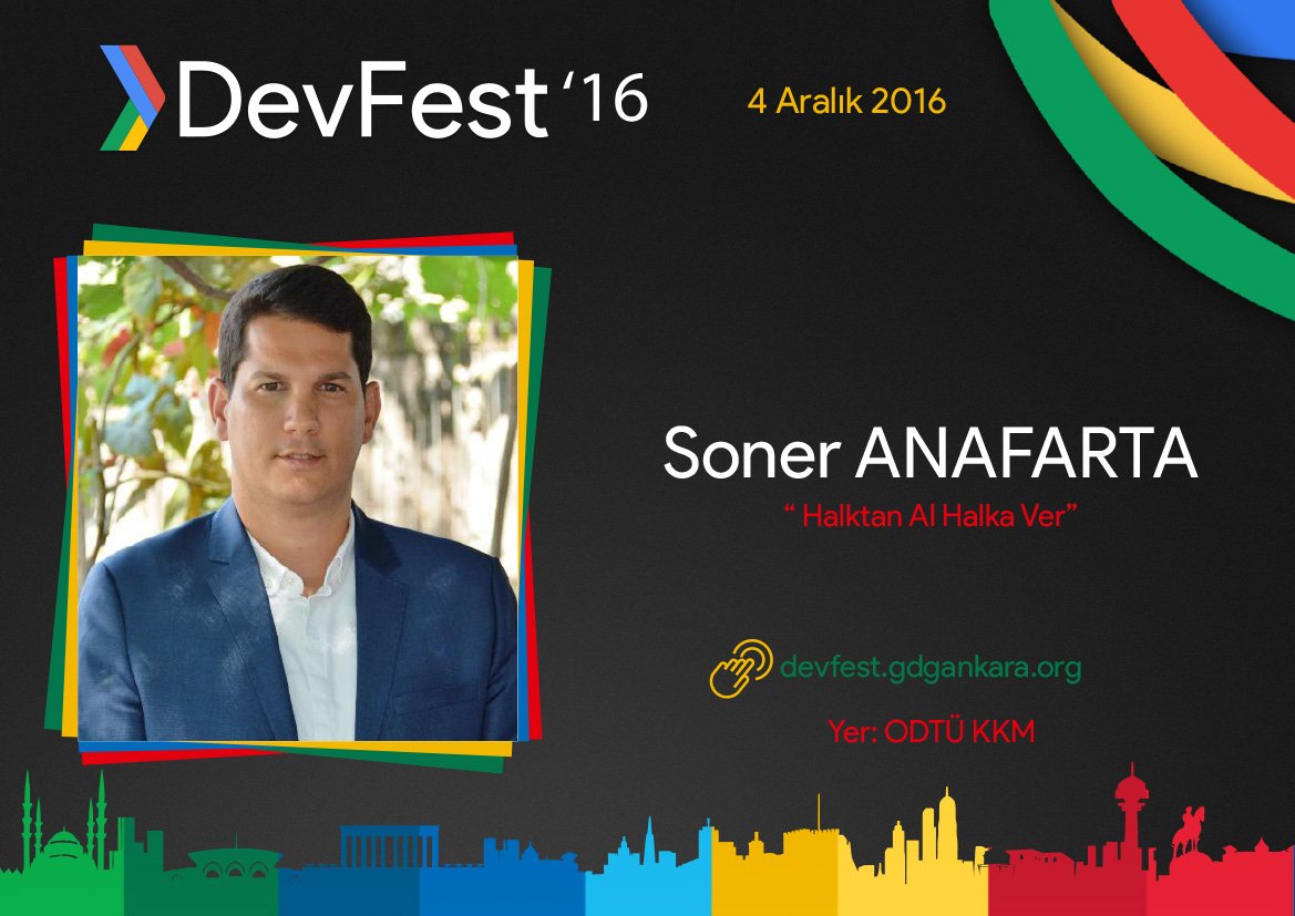 gdgankara's tweet photo. "Halktan Al Halka Ver" sunumuyla Halkla İlişkiler Yönetimi Danışmanı olan @soneranafarta #DFANK’da bizlerle.Detaylar https://t.co/isVnEenlVj https://t.co/i7cuvOw0Lw