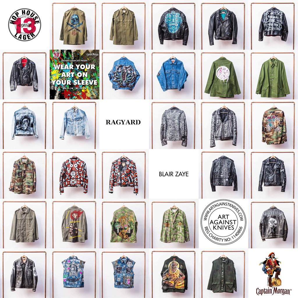 @blairzaye &amp; <a href="/ragyard/">RAGYARD</a>
are fundraising for Art Against Knives with Wear Your Art on Your Sleeve. Last Day: 1st Dec bit.ly/RagyardArtKniv…