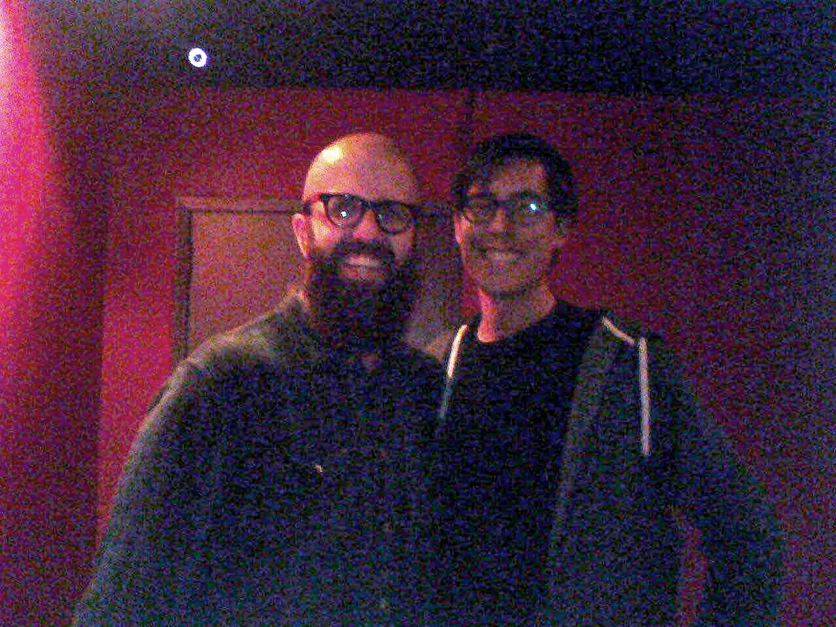Got to meet <a href="/wfitzsimmons/">William Fitzsimmons</a> after his awesome show last night!  Was nice enough to take a photo with me on the ol' flippie!