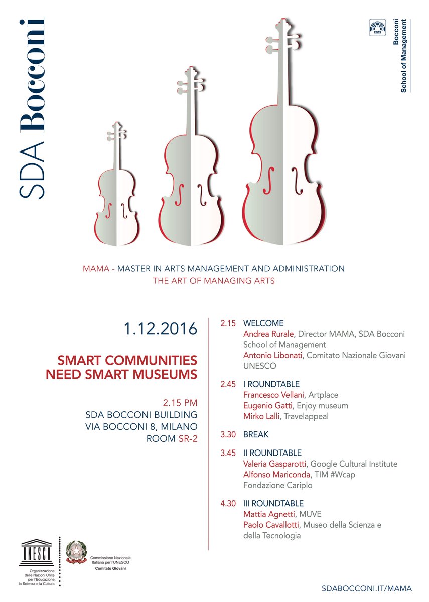 <a href="/artplace_io/">artplace.io</a> and @timwcap at second stage of #SmartcommuntiesneedSmartmuseums by #MAMA <a href="/sdabocconi/">SDA Bocconi</a> with <a href="/andrearurale/">andrearurale</a> and <a href="/PiergiacomoMion/">Piergiacomo Mion</a>