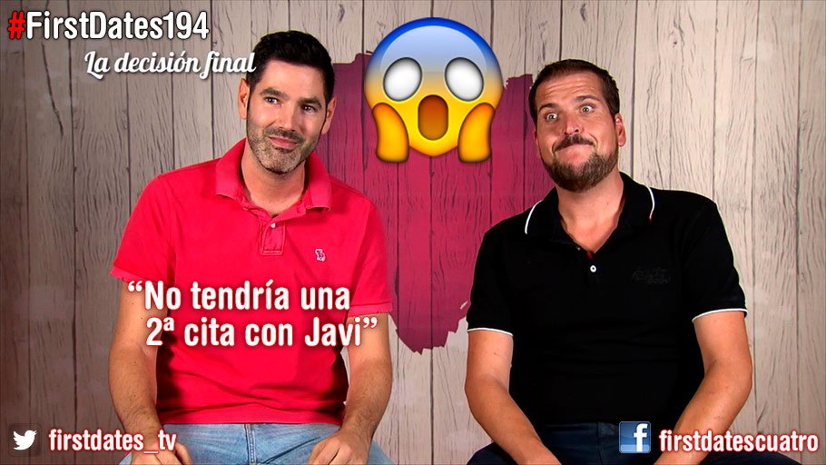 firstdates_tv's tweet photo. Sin beso y sin 2ª cita. ¡Bajón! #FirstDates194 https://t.co/SlqZEDxleL https://t.co/YQfGQ6Y5ni