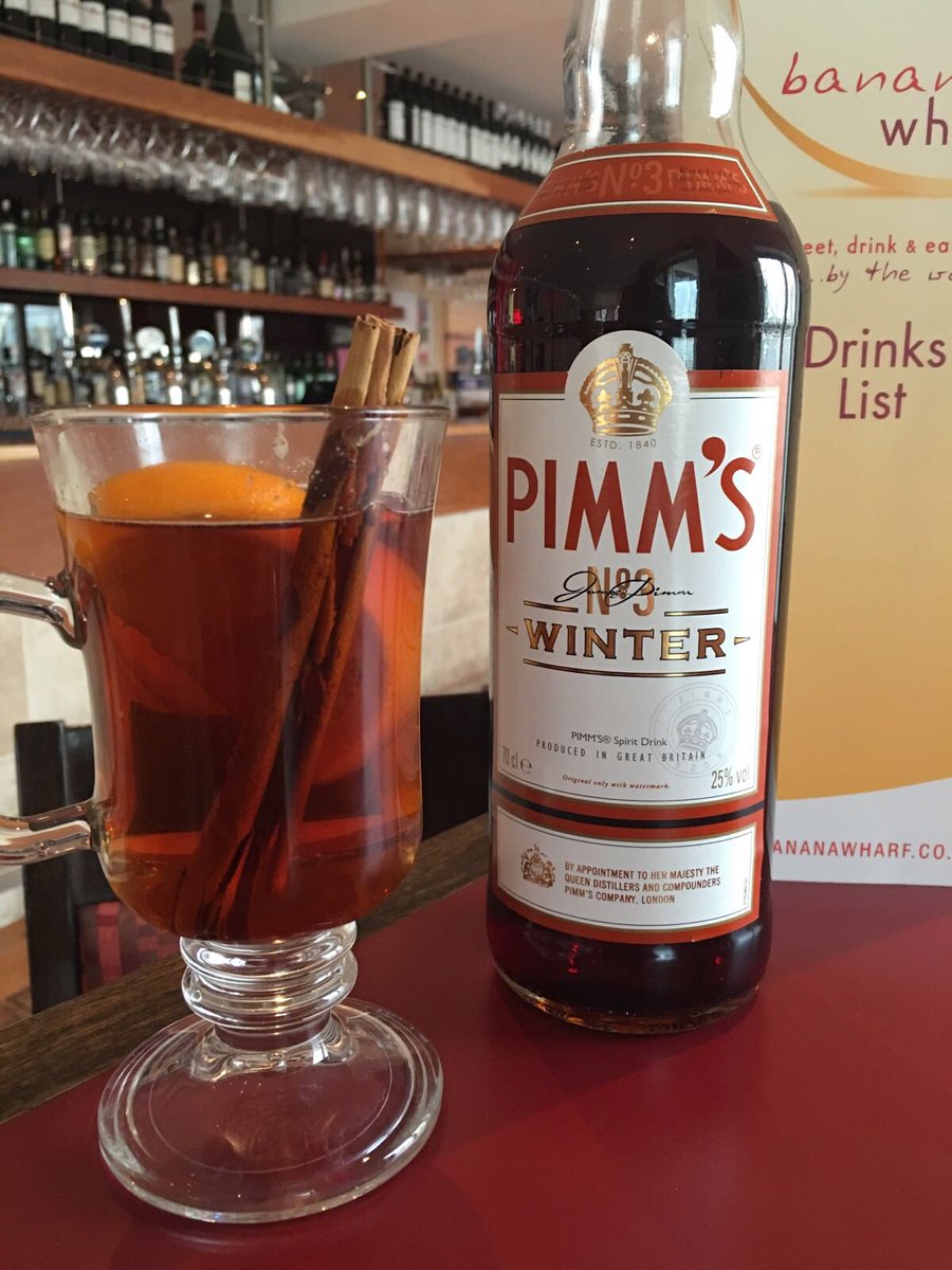 BananaHamble's tweet photo. We will be serving warm #winter #pimms at BW #Hamble throughout the #festive season! https://t.co/g4Jz1NKDQC