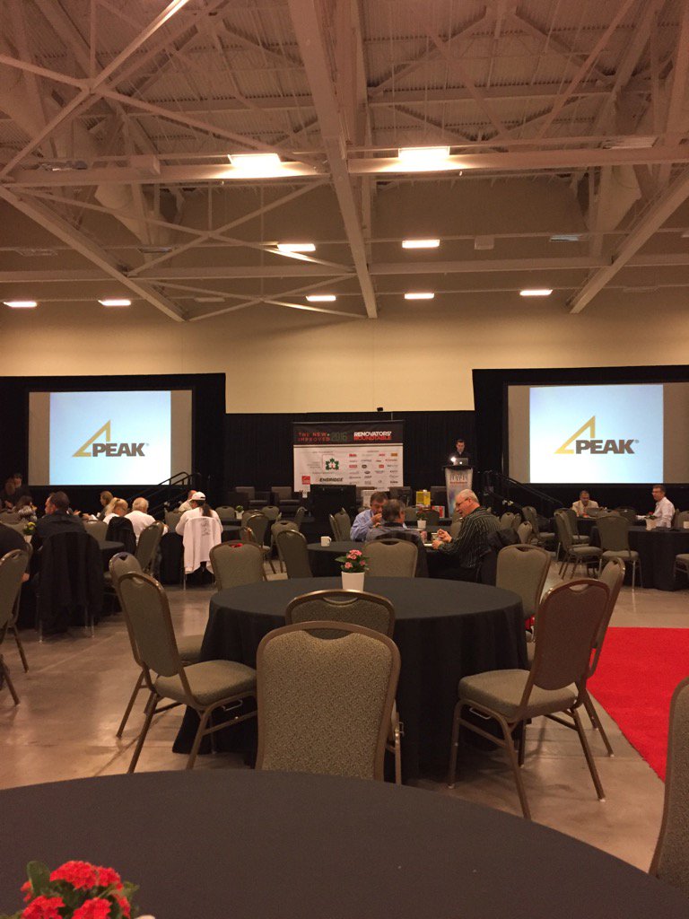 GBofPeak's tweet photo. Day 2 #RCRT16 @PeakProducts #educatingcontractors #partnershipwithPros come see Rick & Jeremy @PeakProducts https://t.co/nUxdr1OlZ1