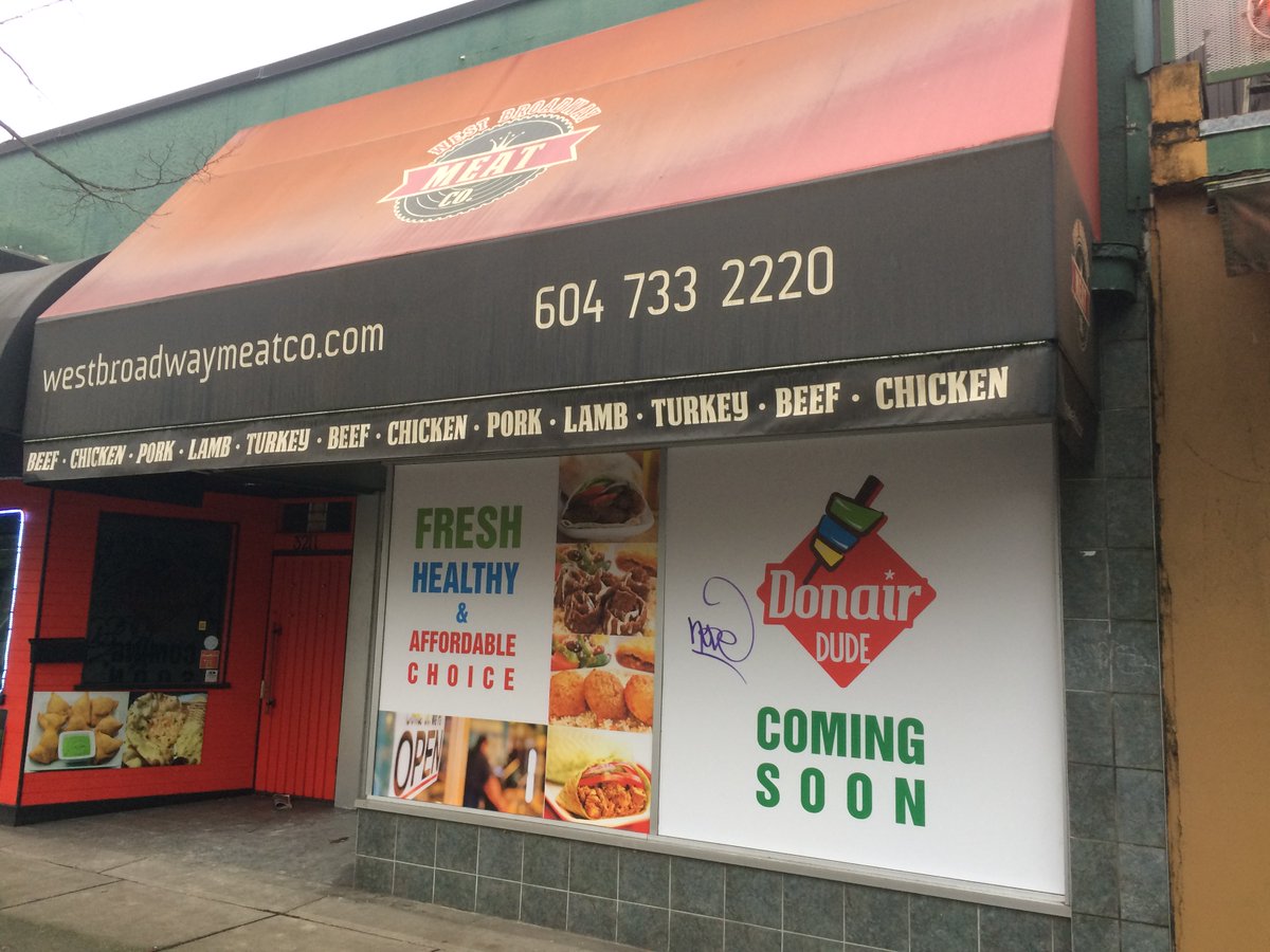 EvolveHicks's tweet photo. @donairdudebc coming soon on corner of Broadway and Trutch st. #VancouverRestaurant #RestaurantDesign https://t.co/QJFvoWOgqg