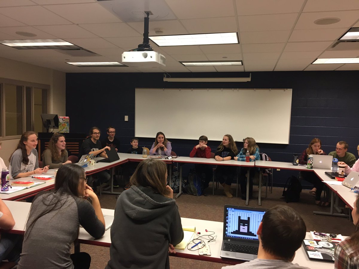 MrsGreenWCS's tweet photo. So cool seeing these kids sit in college classes and being so welcomed in! #WeAreWatauga #yesscholars https://t.co/kX3yJi7oYF