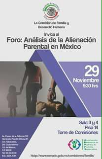 ninosconmapa's tweet photo. @senadomexicano  @TSJDF  foro :Análisis de la Alienación Pare tal en Mexico. Donde queda el interés superior del menor? https://t.co/caLjbdTRxu