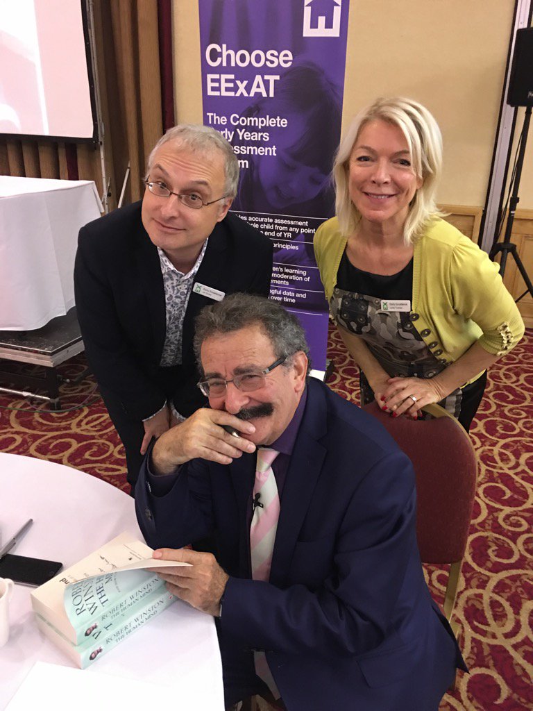 LyndaTruemanEEX's tweet photo. Final day of our @EarlyExcellence conference tomorrow with @ProfRWinston @kymscott5 and @JanDubielEEX #EEXCONF16 ! https://t.co/uRSdUMJWGP