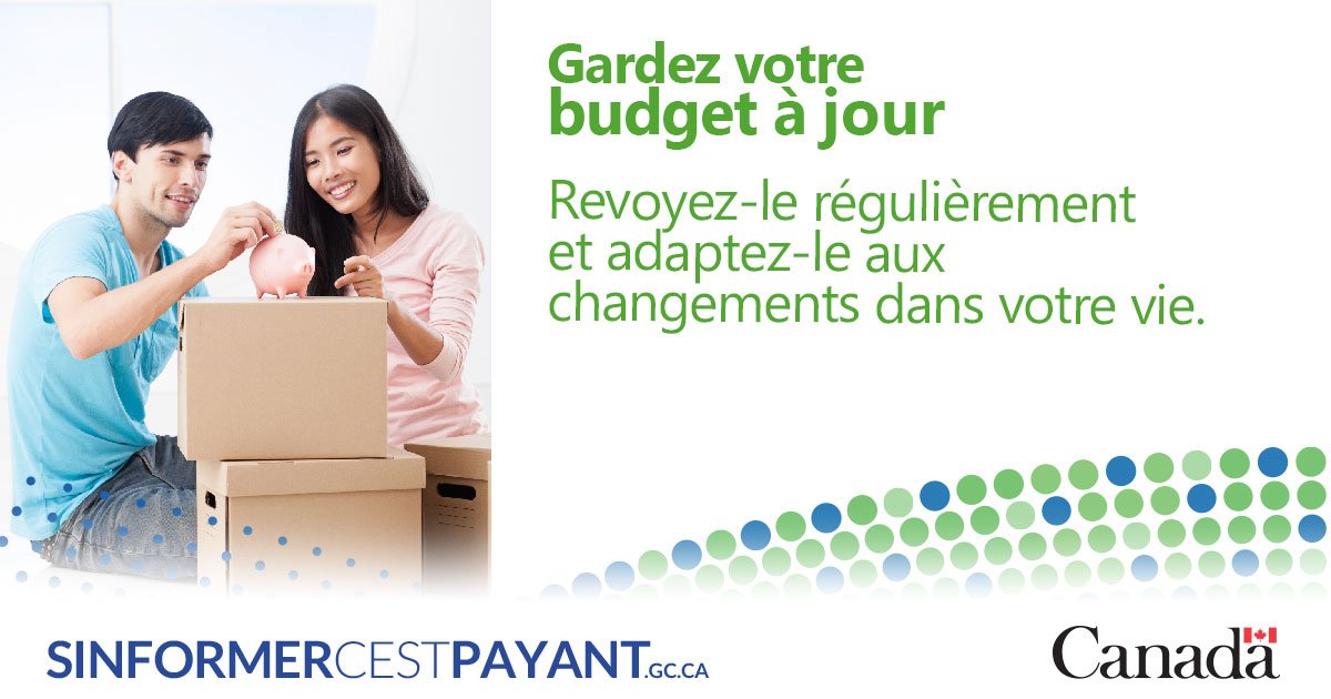 ACFCan's tweet photo. Un budget est utile seulement s'il tient compte de vos besoins et objectifs. Mettez-le à jour souvent! https://t.co/vw6j6KAvqb #MLF2016 https://t.co/xzGF6yTSHN