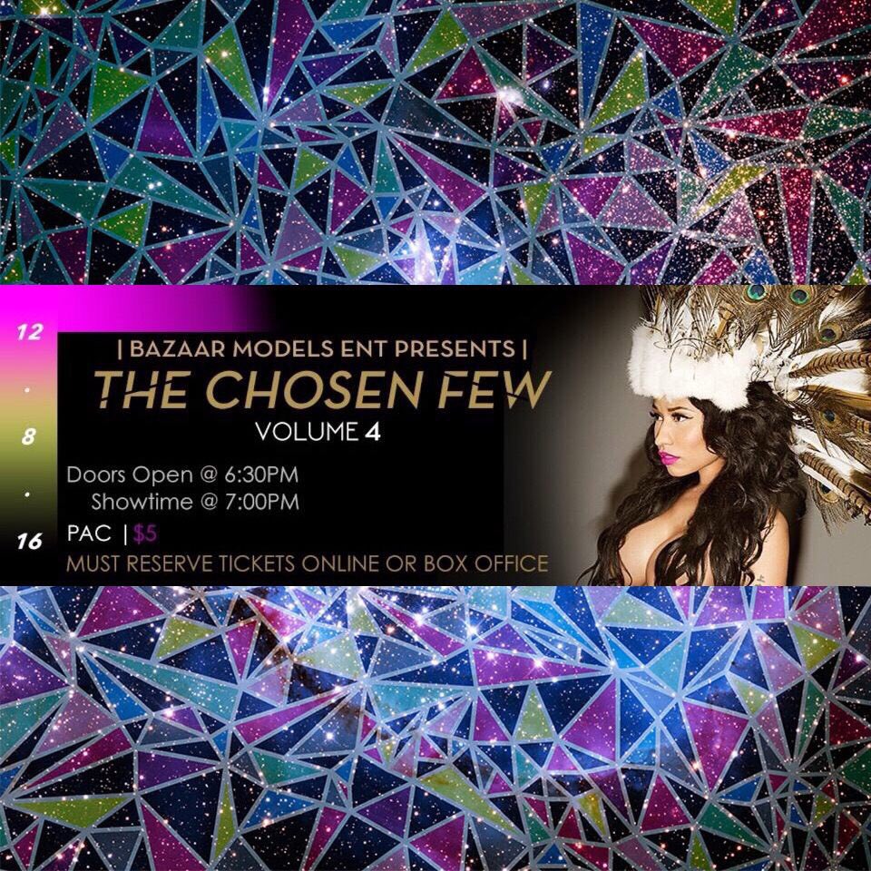 umes_bazaarent's tweet photo. BAZAAR MODELS (@umes_bazaarent) PRESENTS... The Chosen Few Volume 4,
12/08/16 @ 7 PM
$5 BE THERE
#UMES #BAZAARMODELS #owwbazaar https://t.co/DYkj6GDgUt