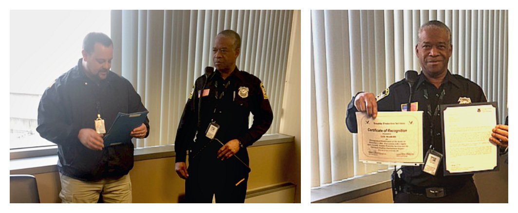 TenableProtect's tweet photo. Congrats to #TeamTenable Officer Lee who was recognized by the TSA for superior performance. A Tenable salute! #security #cle #thisiscle https://t.co/ibDYlnooDV