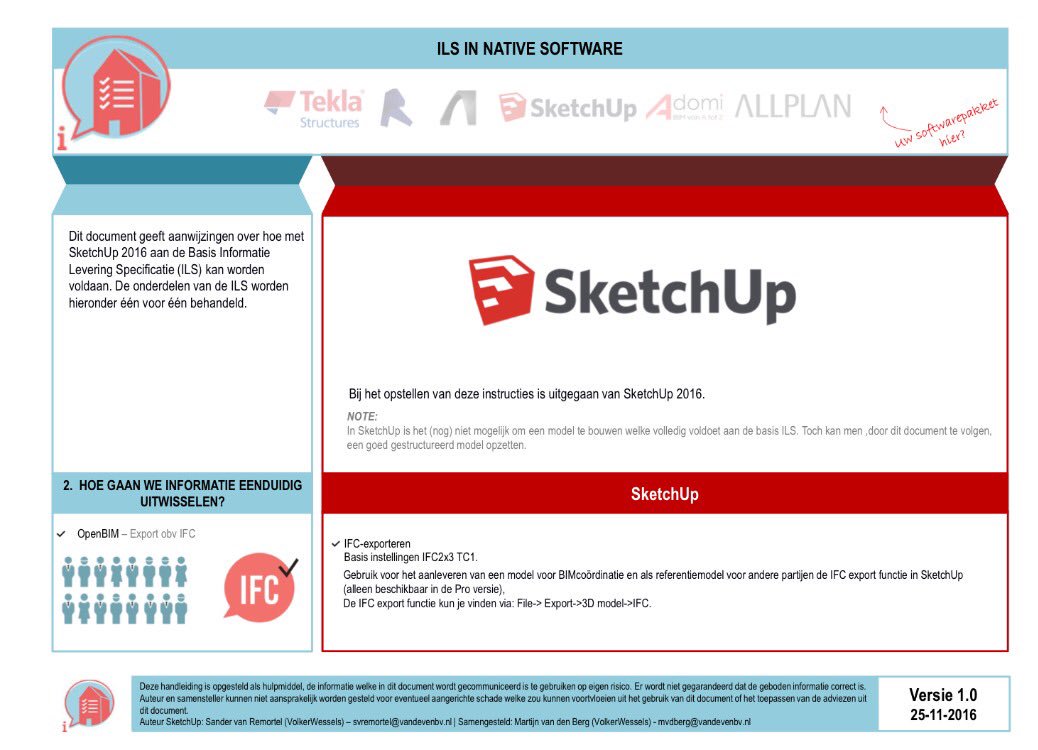 Modelleren cf de basis informatie leverings specificatie? Handleidingen binnenkort online ! #ils <a href="/VolkerWessels/">VolkerWessels</a>