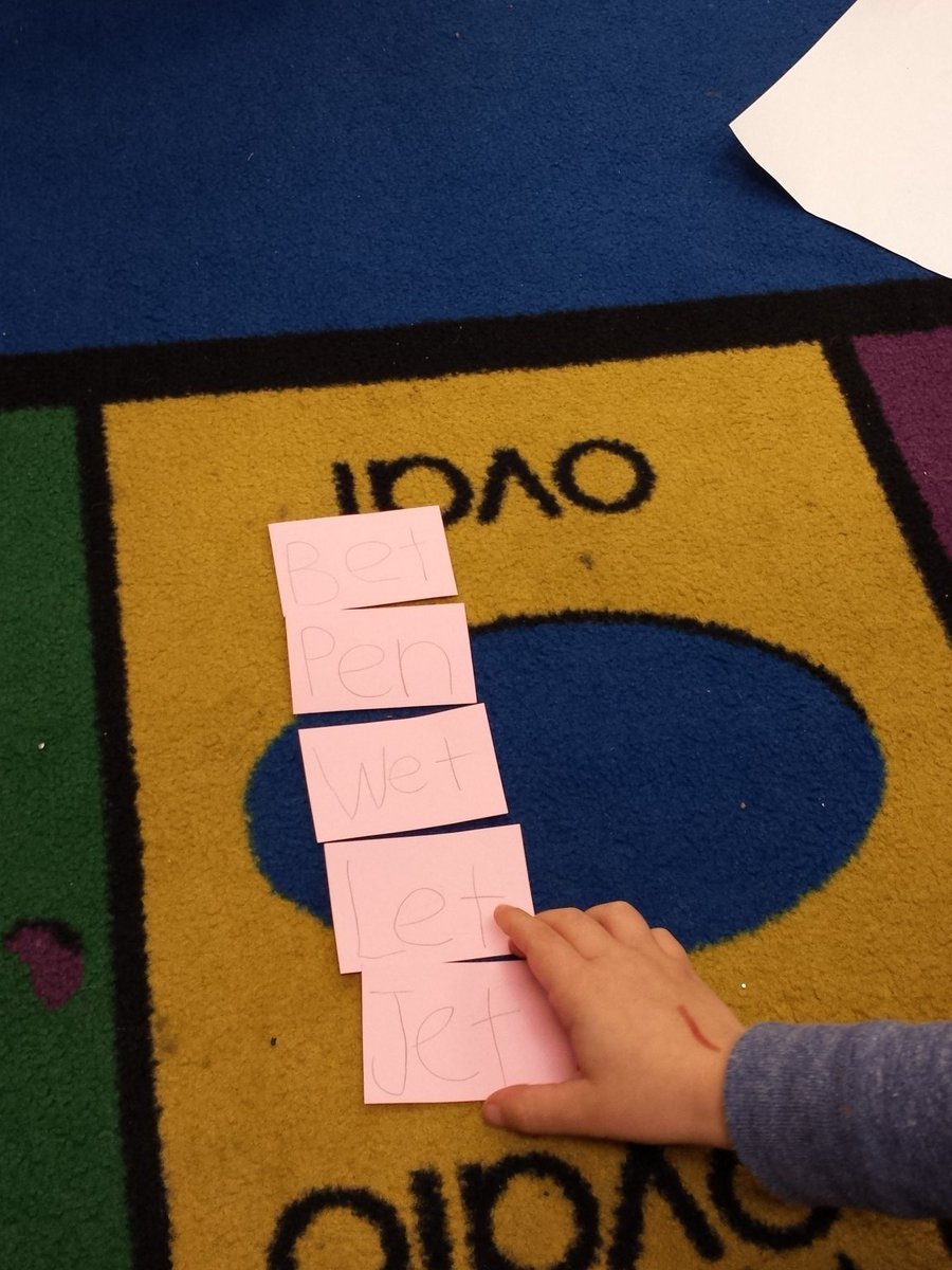 Donnellgiggles's tweet photo. Practicing how 2stretch our sounds out w/vowels &amp; visualizing w/poetry! #fulldayoflearning #isdstrong @RandallBears https://t.co/2eSAfwwRRF