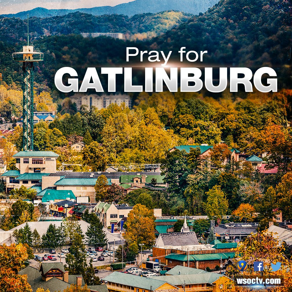 wsoctv's tweet photo. PLEASE RT: Our thoughts and prayers are with everyone impacted by the devastating #GatlinburgFires 
https://t.co/1IAN5Clbmz https://t.co/IlMKu0cgah