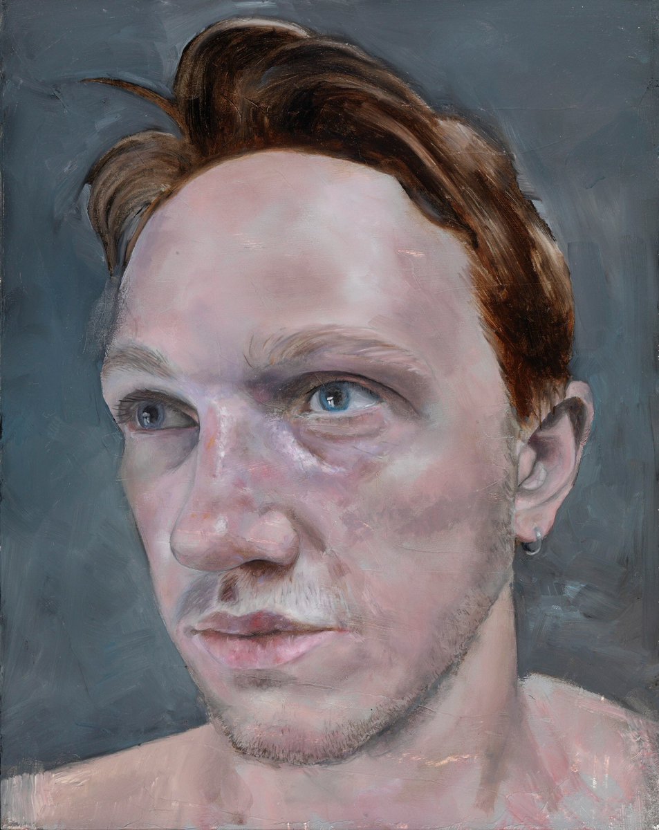 NGIreland's tweet photo. Gerry Davis wins the #HennessyPortraitPrize 2016 for 'Seán'. #HPP16 https://t.co/Cn09vlbAW3