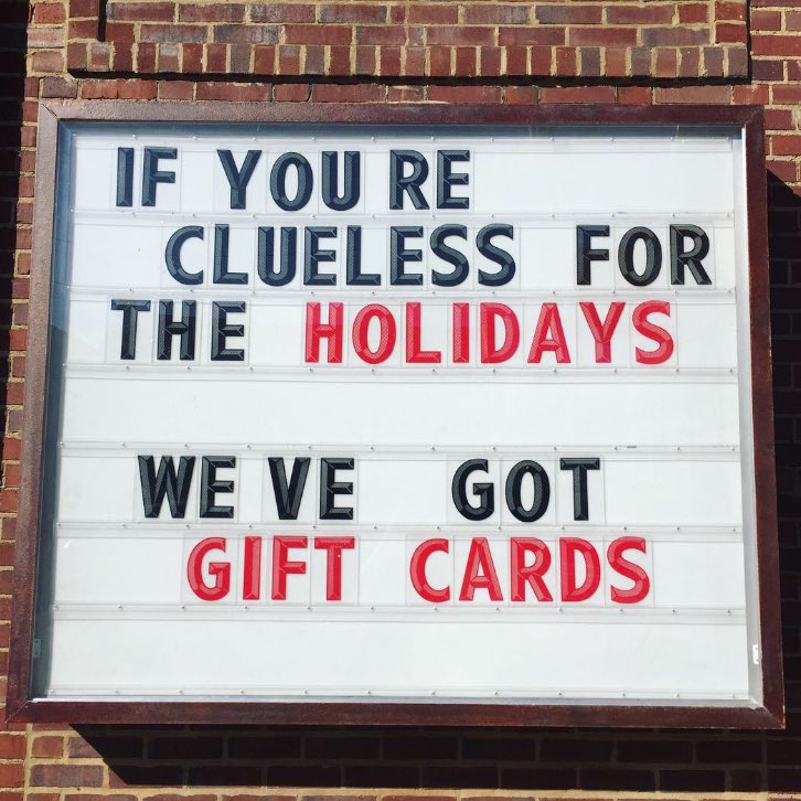 Did you know? With every $25 gift card you buy you get $5 FREE! And with every $35 you can snag a $25 gift card one of our BADASS T-Shirts!!