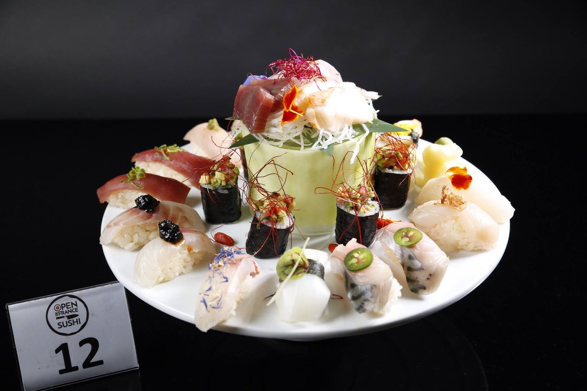 Winner of the 1rst French Sushi Open Wagner Spadacio from Nobu Monaco! 
#hiramasakingfish #cleanseas #nobumonaco #opendefrancesushi