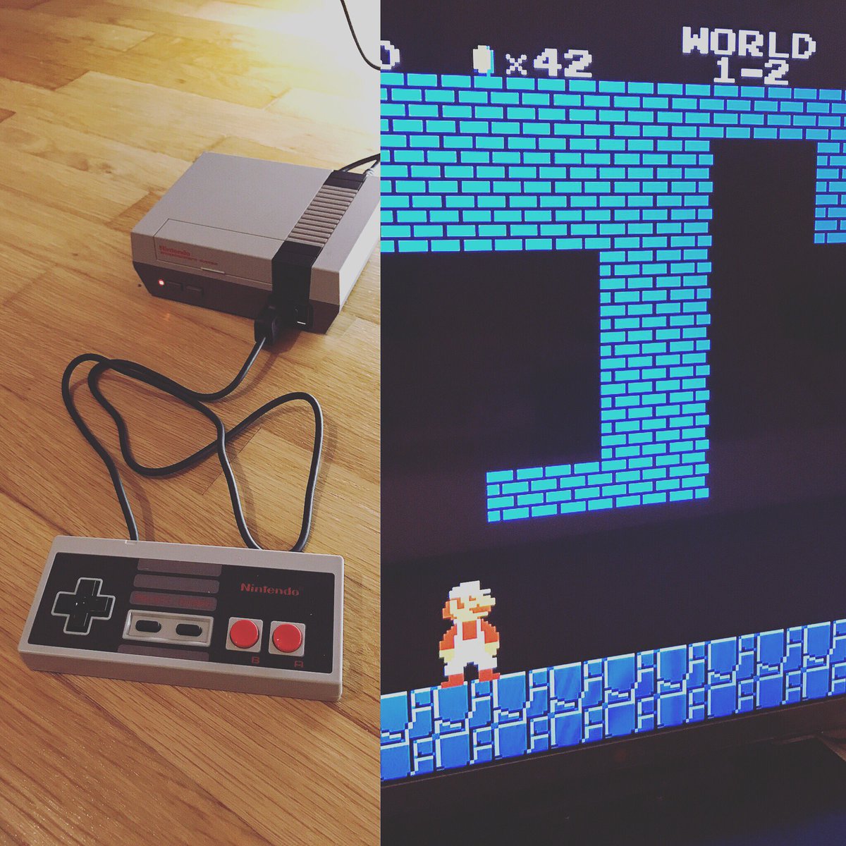 marioranieri's tweet photo. Finally @Nintendo #mini #classic 👏🏻👍🏻😀 #supermario #marioranieri #nes #nintendo #nintendomini #nintendominiclassic @NintendoAT @NintendoDE https://t.co/8KWVmtyf6G