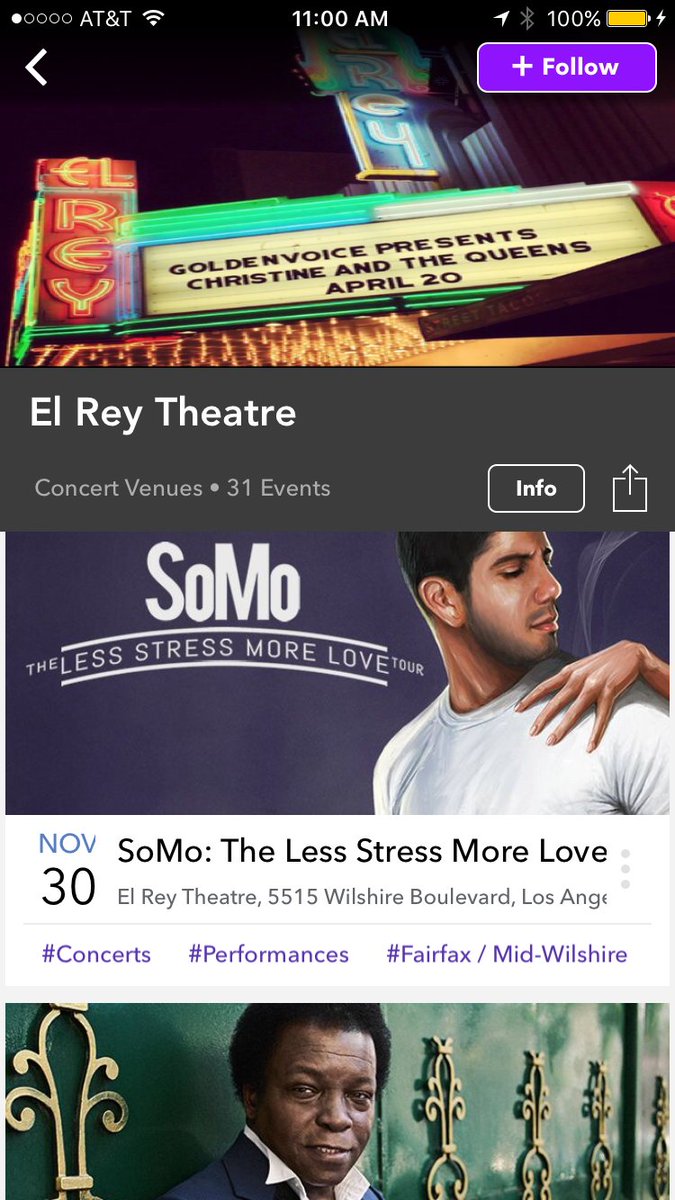 rivoapp's tweet photo. 6 NEW #events added to @elreytheatre channel on @rivoapp - don't miss out on getting tix! https://t.co/XS21Dqzdks #LosAngeles #music https://t.co/n3jDsQSl3d
