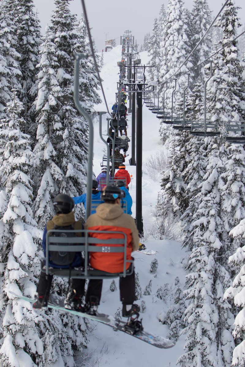 StevensPass's tweet image. Stevens Pass is open for the season starting today! Hooray for winter! Here's a shot from this morning. #stevenspass
