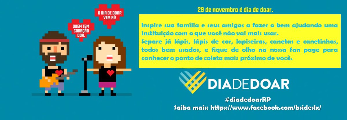 BsideSBR's tweet photo. Instrumentos de escrita usados também valem muito pra gente! Olha um pouco do que você pode doar.
#diadedoar #GivingTuesday #reciclagem https://t.co/9LUr1xkMoU