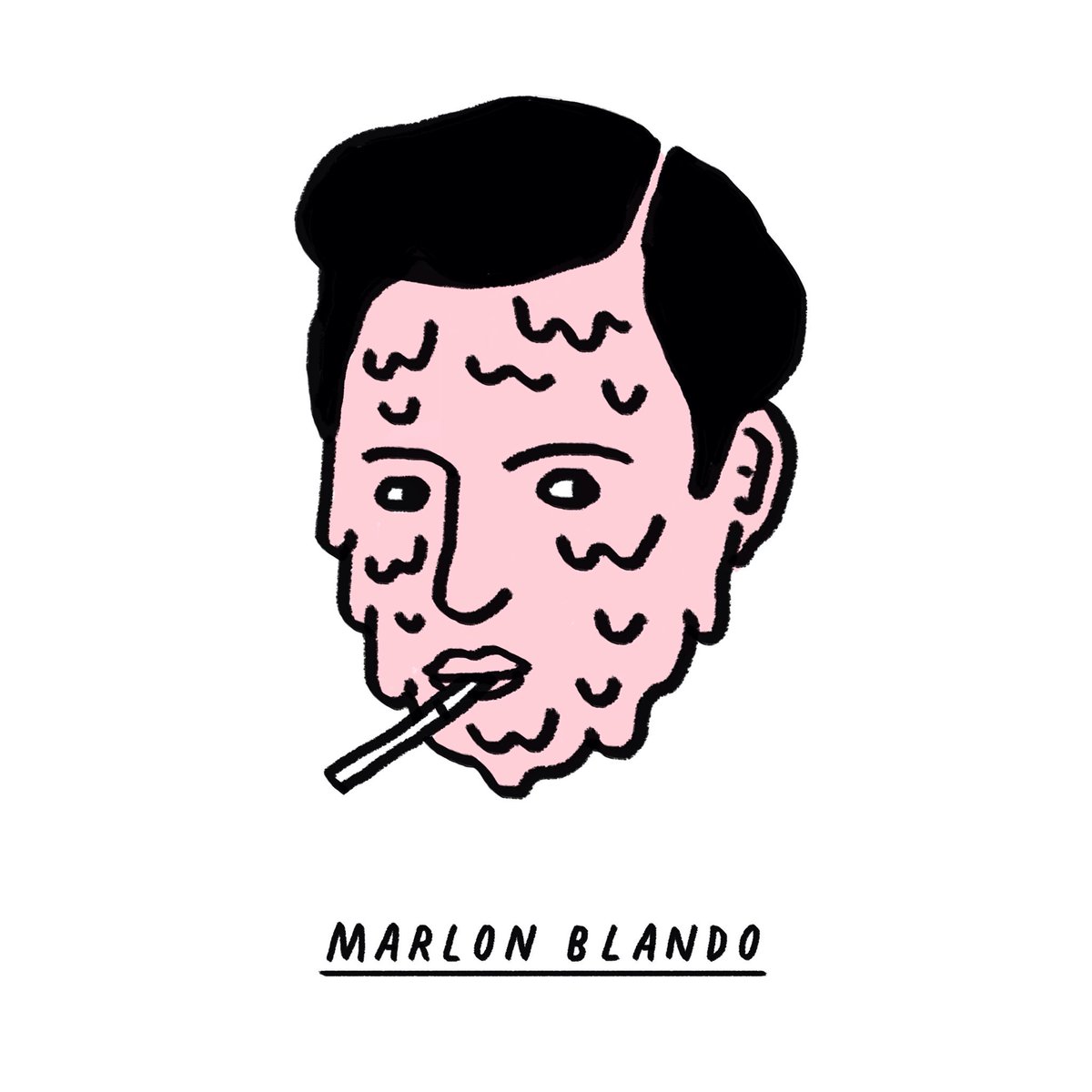 LaMandanga_'s tweet photo. ¿Tipo duro o tipo blando? #ilustracion #mandanga #marlonbrando https://t.co/UQBe4BKP0X