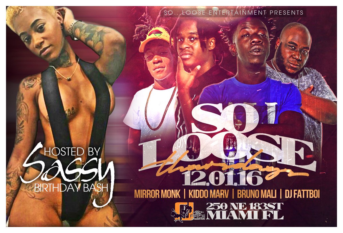 imsoloose's tweet photo. THURSDAY | @brunomali X @kiddomarv X @mirror_monk X @djfattboi | #soloosethursdays @theofficemiami1 #everythingHD https://t.co/yw0t5lMxkk