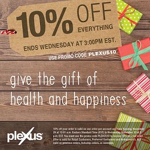 plexuspro1's tweet image. Vist shopmyplexus.com/plexusamabassa… 10% off Everything until Wed Nov 30. Promo code: PLEXUS10. Try now. Click the link below. #10% off #plexus10