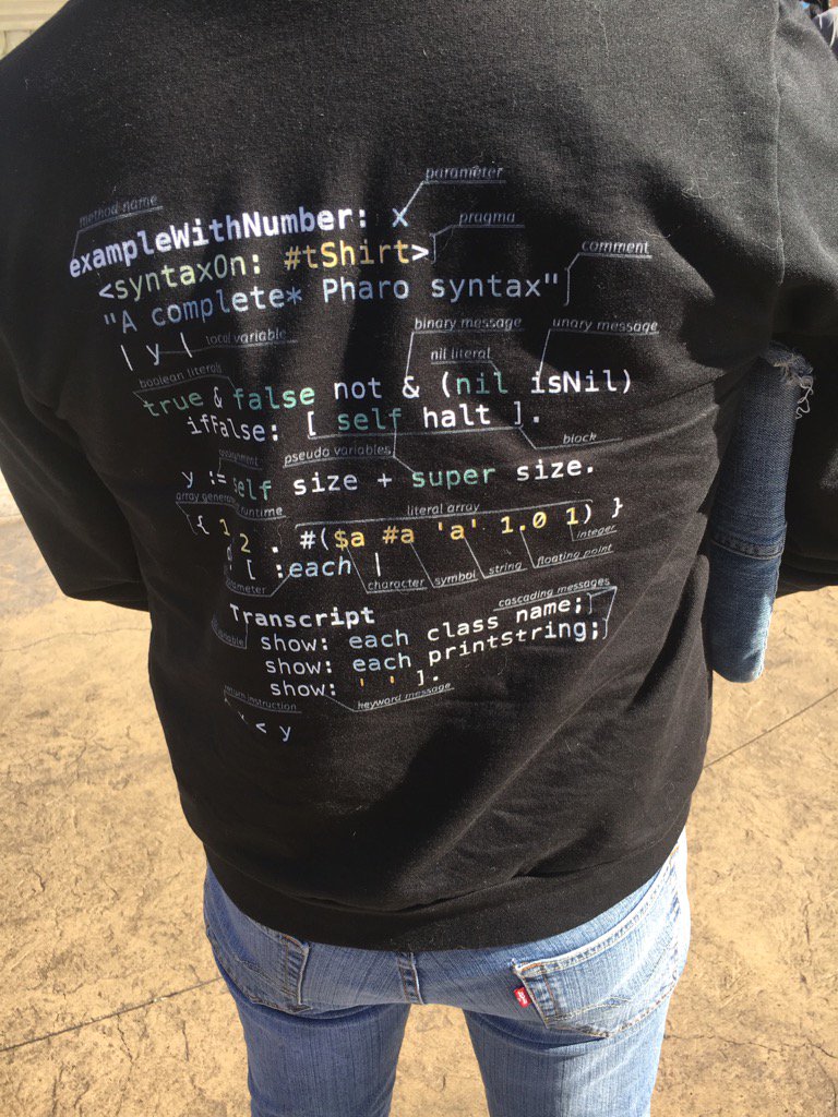 Saw a guy with this shirt on  at #reinvent - first thought "coolest shirt ever"', second thought "I'm a nerd"