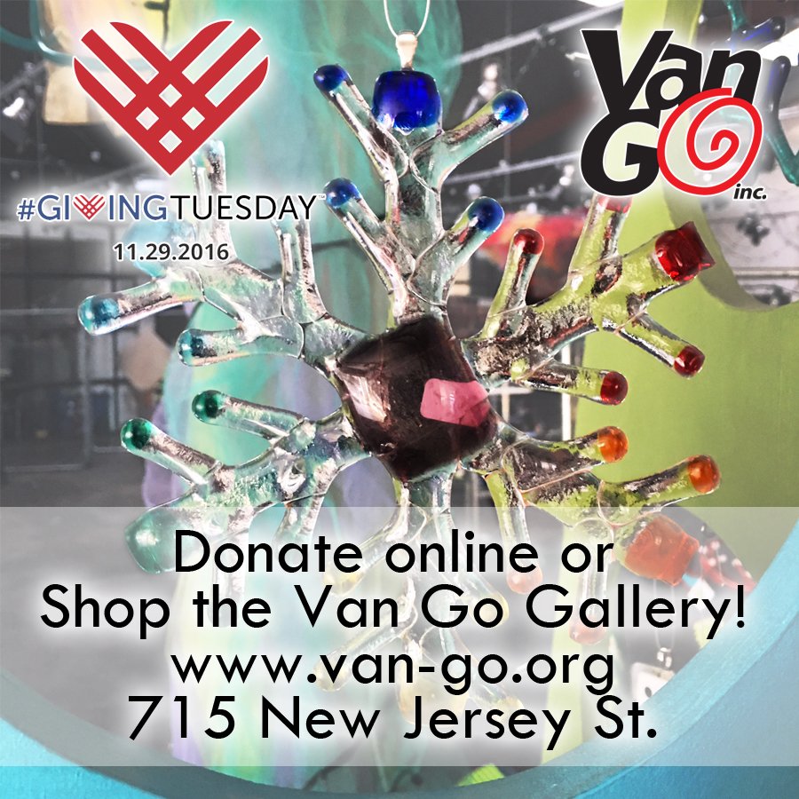 Donate. Shop. Hug a friend. #givingtuesday van-go.org/donate/
